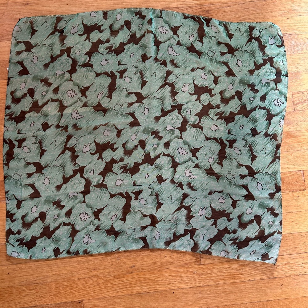 Floral Patterned Scarf